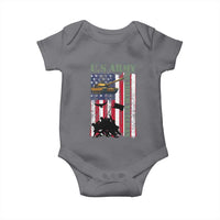 Retired Army Baby Onesie American Flag US Patriotic USA Pride - Wonder Print Shop