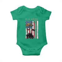 Retired Army Baby Onesie American Flag US Patriotic USA Pride - Wonder Print Shop