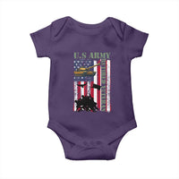 Retired Army Baby Onesie American Flag US Patriotic USA Pride - Wonder Print Shop