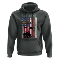 Retired Army Hoodie American Flag US Patriotic USA Pride - Wonder Print Shop