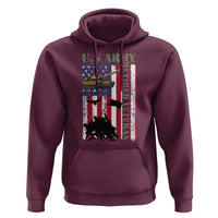 Retired Army Hoodie American Flag US Patriotic USA Pride - Wonder Print Shop