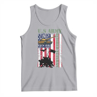 Retired Army Tank Top American Flag US Patriotic USA Pride - Wonder Print Shop