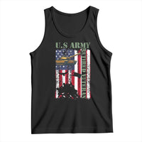 Retired Army Tank Top American Flag US Patriotic USA Pride - Wonder Print Shop