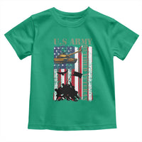 Retired Army Toddler T Shirt American Flag US Patriotic USA Pride - Wonder Print Shop