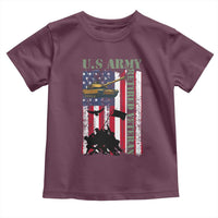 Retired Army Toddler T Shirt American Flag US Patriotic USA Pride - Wonder Print Shop