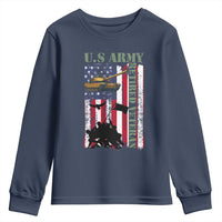 Retired Army Youth Sweatshirt American Flag US Patriotic USA Pride - Wonder Print Shop