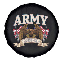 Retirement Army Veteran Spare Tire Cover American Flag USA Patriotic - Wonder Print Shop