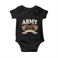 Retirement Army Veteran Baby Onesie American Flag USA Patriotic - Wonder Print Shop