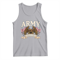 Retirement Army Veteran Tank Top American Flag USA Patriotic - Wonder Print Shop