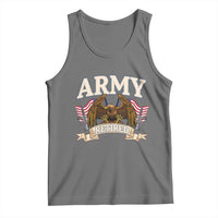 Retirement Army Veteran Tank Top American Flag USA Patriotic - Wonder Print Shop