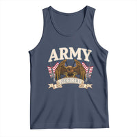 Retirement Army Veteran Tank Top American Flag USA Patriotic - Wonder Print Shop