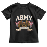 Retirement Army Veteran Toddler T Shirt American Flag USA Patriotic - Wonder Print Shop