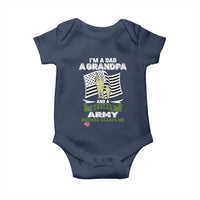 Retired Army Baby Onesie Funny I Am A Dad A Grandpa Nothing Scares Me - Wonder Print Shop