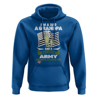 Retired Army Hoodie Funny I Am A Dad A Grandpa Nothing Scares Me - Wonder Print Shop