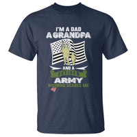 Retired Army T Shirt Funny I Am A Dad A Grandpa Nothing Scares Me - Wonder Print Shop