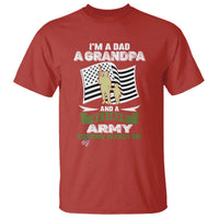 Retired Army T Shirt Funny I Am A Dad A Grandpa Nothing Scares Me - Wonder Print Shop