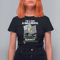 Retired Army T Shirt For Women Funny I Am A Dad A Grandpa Nothing Scares Me - Wonder Print Shop