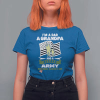 Retired Army T Shirt For Women Funny I Am A Dad A Grandpa Nothing Scares Me - Wonder Print Shop