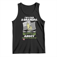 Retired Army Tank Top Funny I Am A Dad A Grandpa Nothing Scares Me - Wonder Print Shop