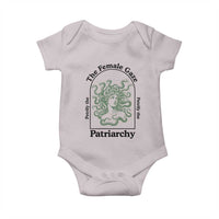 Feminist Baby Onesie The Female Gaze Petrify The Patriarchy Mythology Medusa - Wonder Print Shop