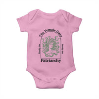 Feminist Baby Onesie The Female Gaze Petrify The Patriarchy Mythology Medusa - Wonder Print Shop