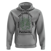 Feminist Hoodie The Female Gaze Petrify The Patriarchy Mythology Medusa - Wonder Print Shop