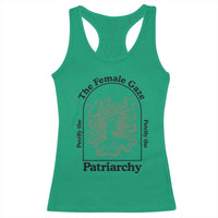 Feminist Racerback Tank Top The Female Gaze Petrify The Patriarchy Mythology Medusa - Wonder Print Shop