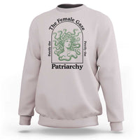 Feminist Sweatshirt The Female Gaze Petrify The Patriarchy Mythology Medusa - Wonder Print Shop