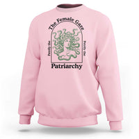 Feminist Sweatshirt The Female Gaze Petrify The Patriarchy Mythology Medusa - Wonder Print Shop