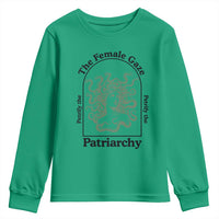 Feminist Youth Sweatshirt The Female Gaze Petrify The Patriarchy Mythology Medusa - Wonder Print Shop