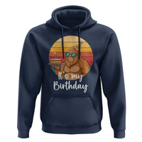 It Is My Birthday Hoodie Funny Bigfoot Blowing Candle Birthday Cake