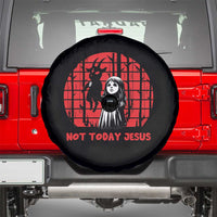 Not Today Jesus Spare Tire Cover Gothic Dark Art Pastel Goth Creepy Graphic