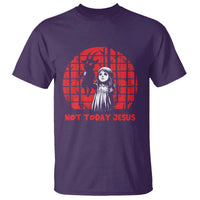 Not Today Jesus T Shirt Gothic Dark Art Pastel Goth Creepy Graphic