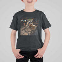 Funny Oktoberfest Raccoon T Shirt For Kid Cute Trash Panda Beer Festival Bavarian Gift