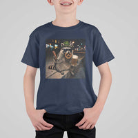 Funny Oktoberfest Raccoon T Shirt For Kid Cute Trash Panda Beer Festival Bavarian Gift