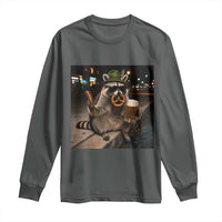Funny Oktoberfest Raccoon Long Sleeve Shirt Cute Trash Panda Beer Festival Bavarian Gift
