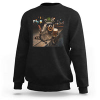 Funny Oktoberfest Raccoon Sweatshirt Cute Trash Panda Beer Festival Bavarian Gift