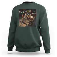 Funny Oktoberfest Raccoon Sweatshirt Cute Trash Panda Beer Festival Bavarian Gift
