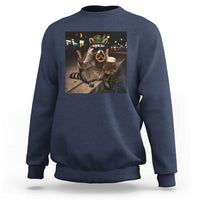 Funny Oktoberfest Raccoon Sweatshirt Cute Trash Panda Beer Festival Bavarian Gift