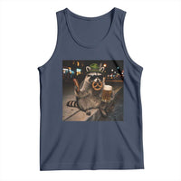 Funny Oktoberfest Raccoon Tank Top Cute Trash Panda Beer Festival Bavarian Gift