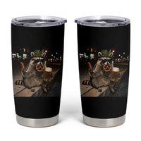 Funny Oktoberfest Raccoon Tumbler Cup Cute Trash Panda Beer Festival Bavarian Gift