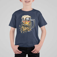 Funny Oktoberfest Beer Lover Gift T Shirt For Kid Cool German Beer Mug