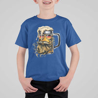 Funny Oktoberfest Beer Lover Gift T Shirt For Kid Cool German Beer Mug
