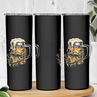 Funny Oktoberfest Beer Lover Gift Skinny Tumbler Cool German Beer Mug