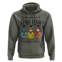 Tis The Season To Be Knitting Hoodie Christmas Gift - Wonder Print Shop