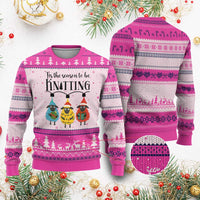 Tis The Season To Be Knitting Ugly Christmas Sweater Xmas Gift - Wonder Print Shop