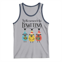 Tis The Season To Be Knitting Tank Top Christmas Gift - Wonder Print Shop
