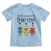 Tis The Season To Be Knitting Toddler T Shirt Christmas Gift - Wonder Print Shop