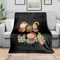 Crochet Christmas Throw Blanket Funny Xmas Gift For Crocheter - Wonder Print Shop