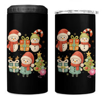 Crochet Christmas 4 in 1 Can Cooler Tumbler Funny Xmas Gift For Crocheter - Wonder Print Shop